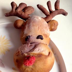 预热圣诞——卡通驯鹿面包