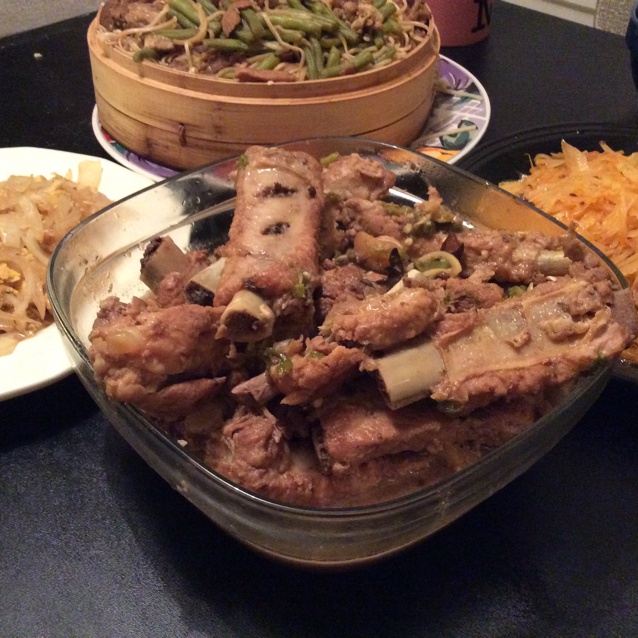 土豆炖排骨