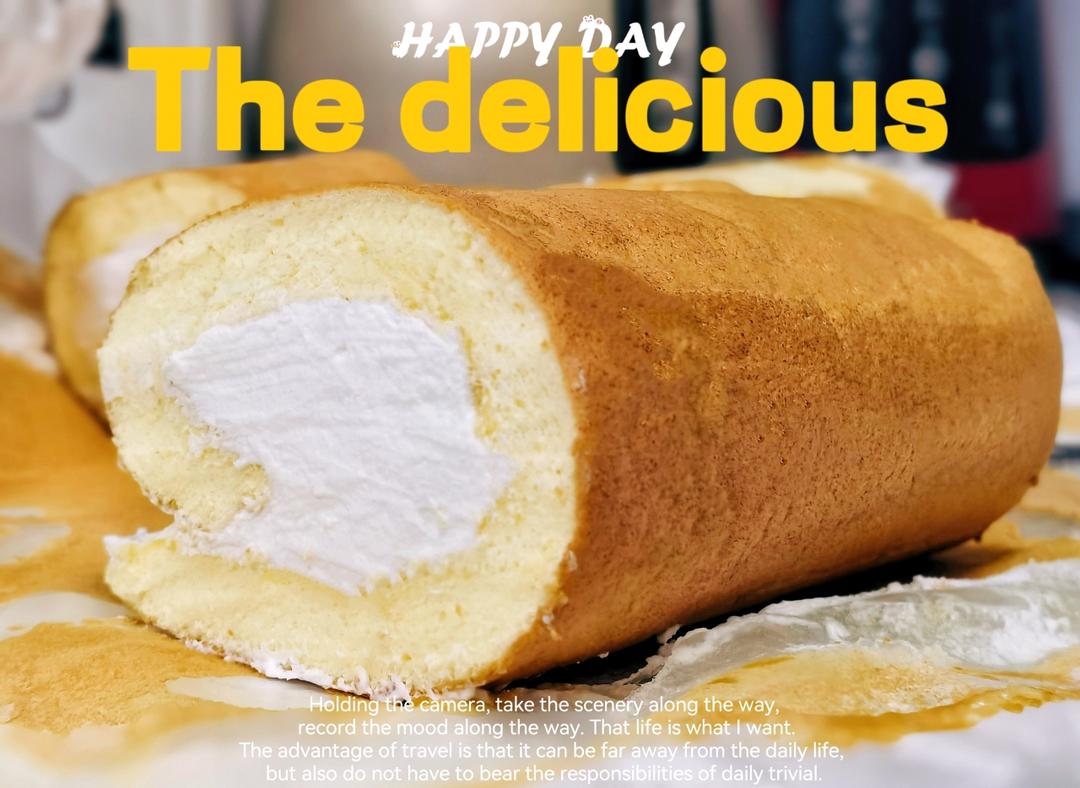 原味基础蛋糕卷(小五卷)