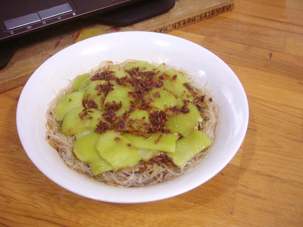 粉丝蒸丝瓜