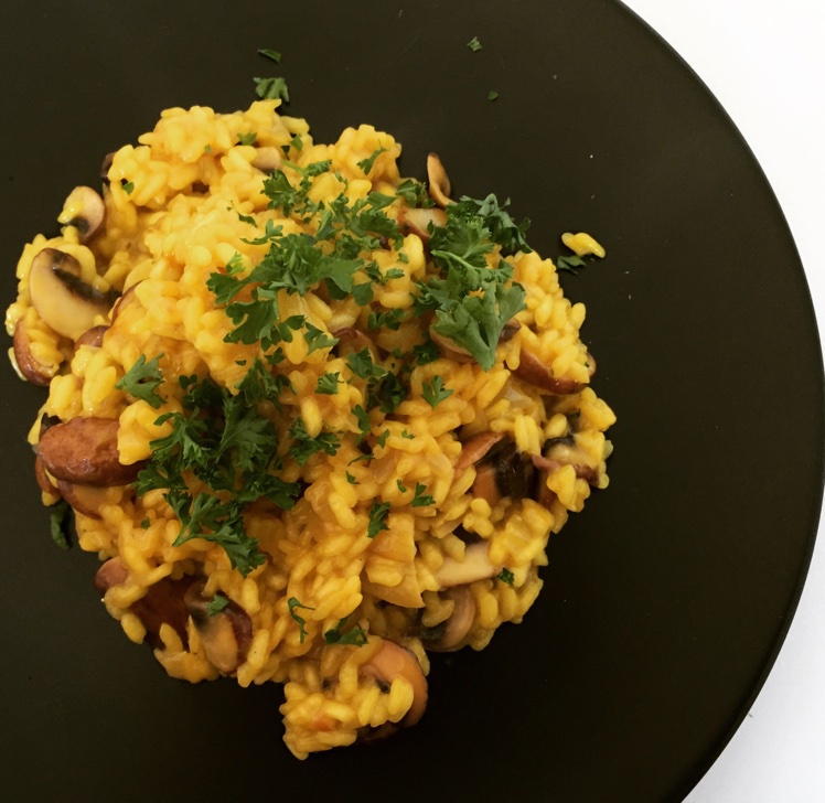 藏红花Risotto（配黄油虾钳）