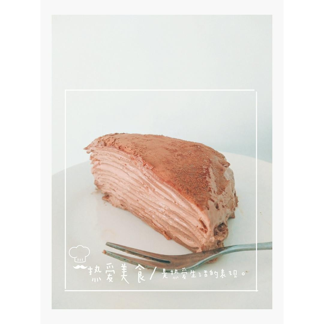 醇正巧克力千层