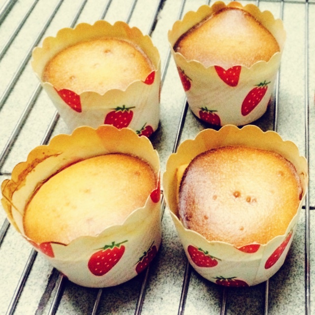 快手香蕉纸杯蛋糕