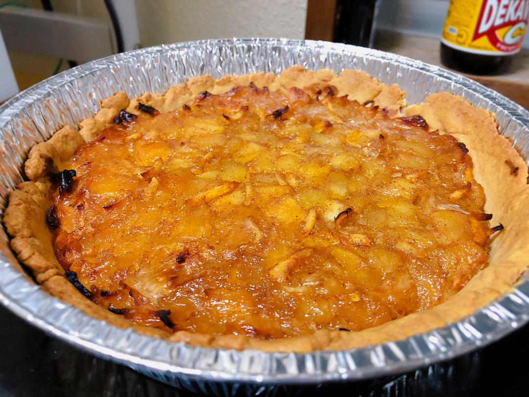 酥的掉渣苹果奶酥挞