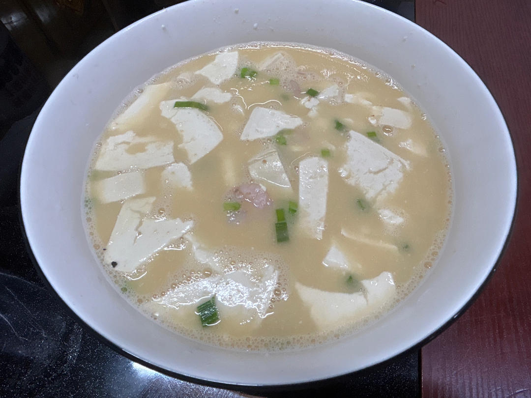 咸蛋黄虾仁烩豆腐