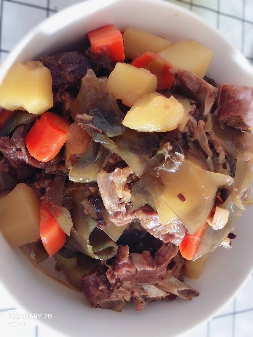 心有暖暖sunshine做的家常炖羊蝎子