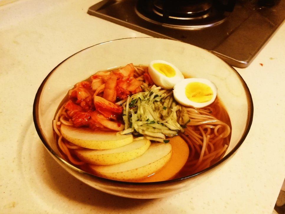 羽汐1做的正宗朝鲜冷面汤的调配