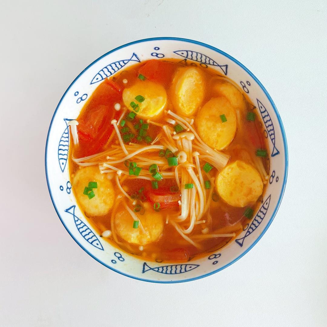 金针菇烧日本豆腐