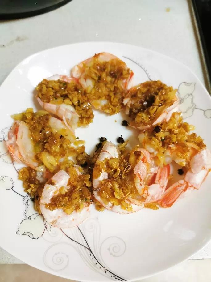 蒜蓉蒸虾