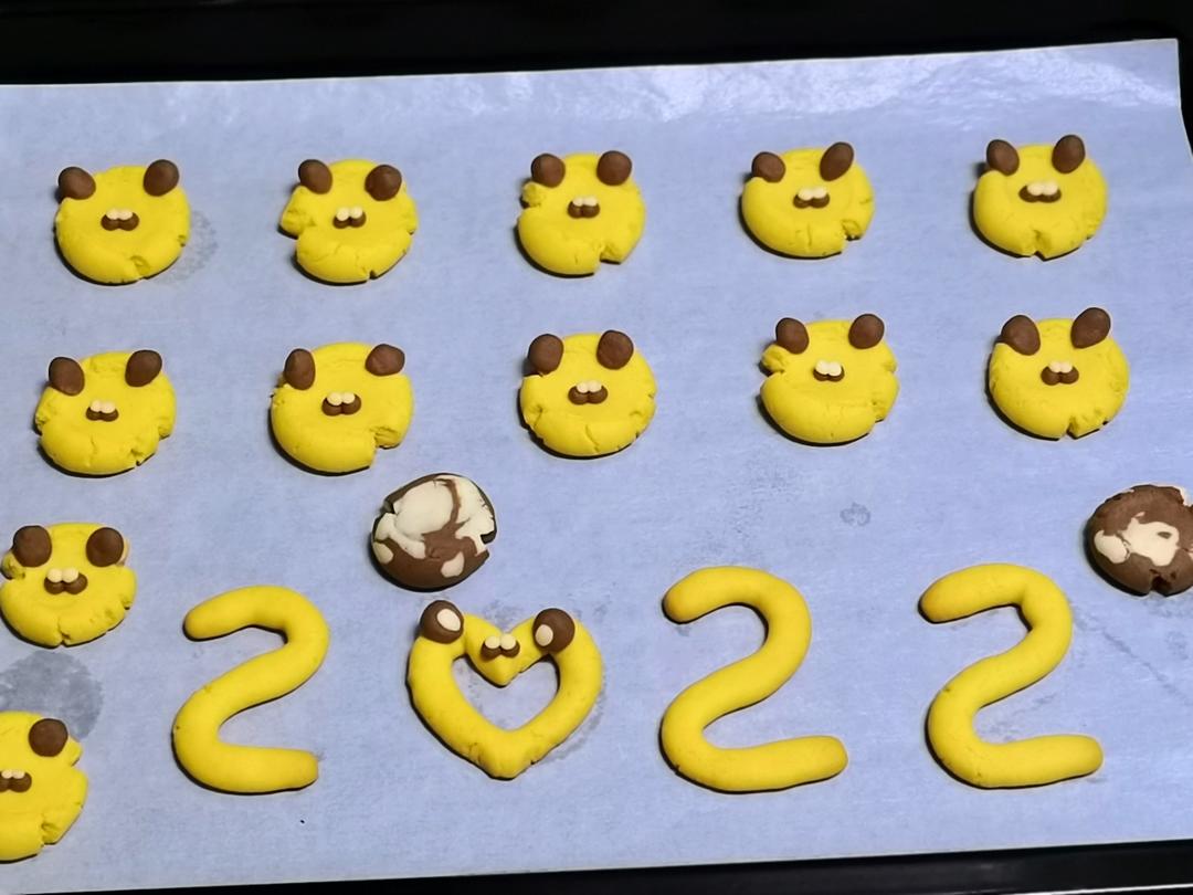 卡通老虎饼干 玛格丽特小饼干 2022超简单的造型饼干