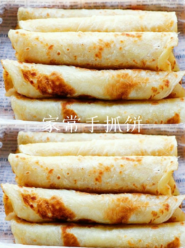 爱上早餐🌯手抓饼的做法