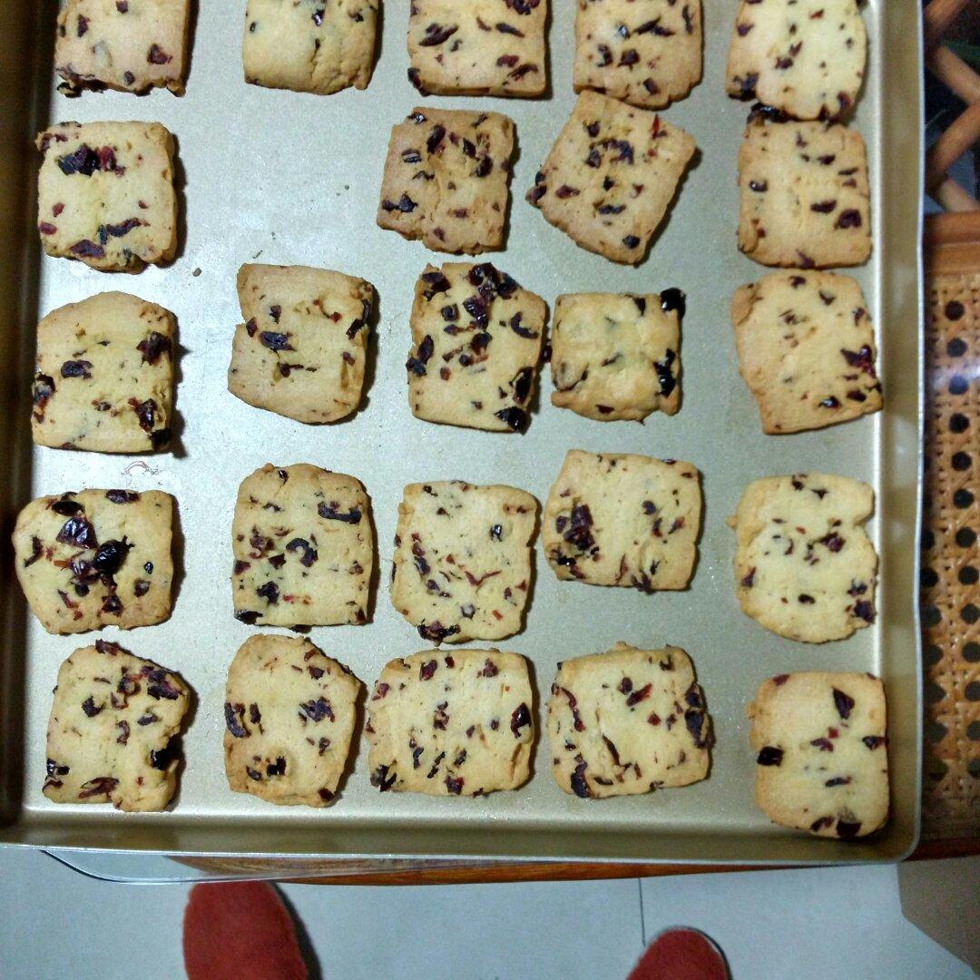 低糖少油版蔓越莓饼干