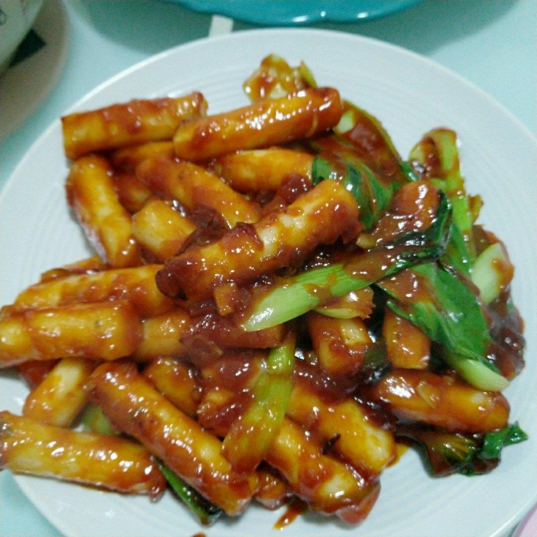 韩式辣炒年糕