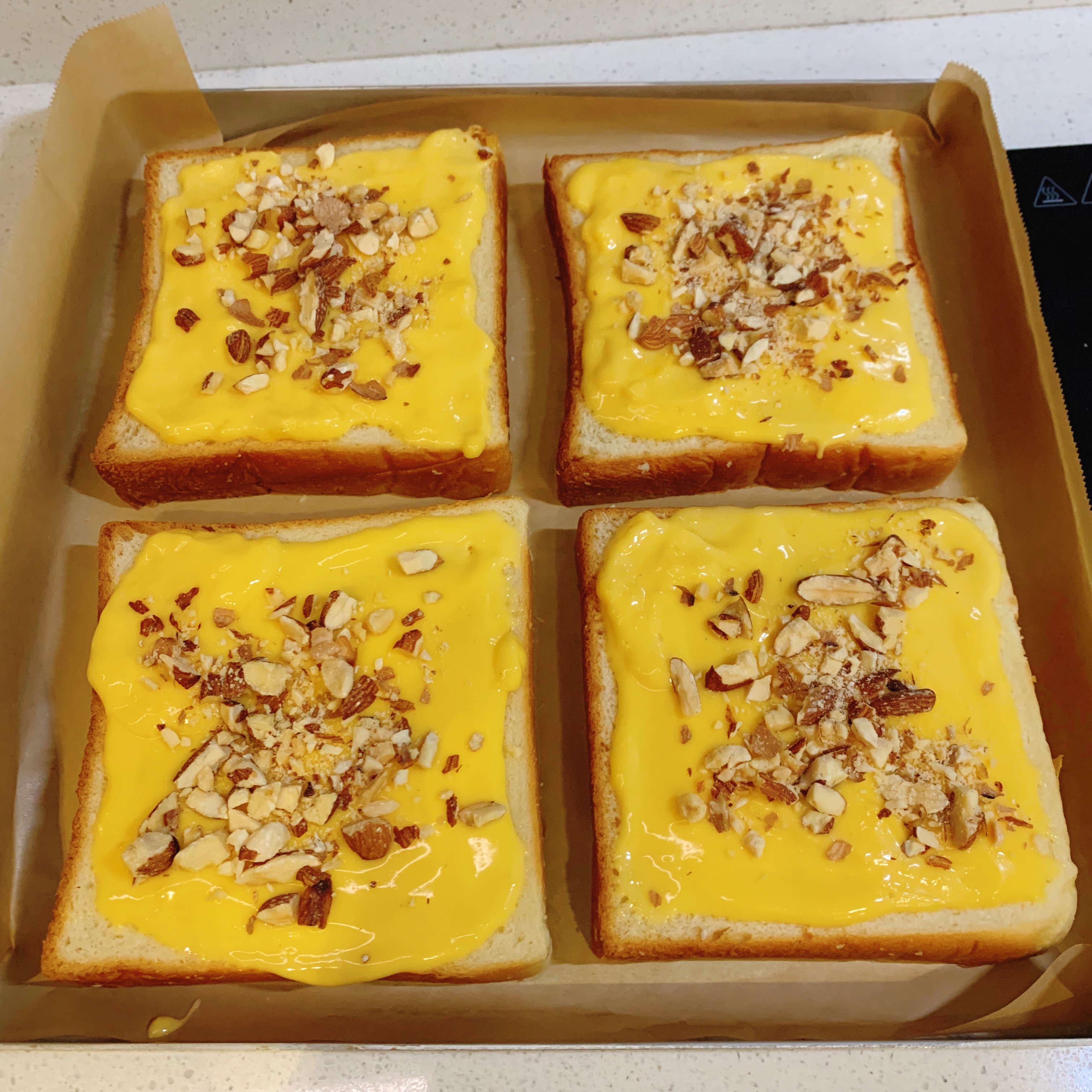 杏仁碎乳酪厚片的做法 步骤4