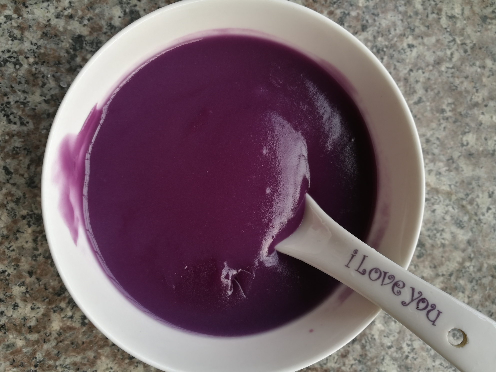破壁机紫薯米糊的做法