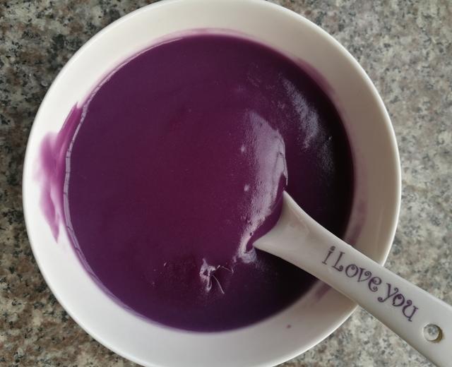 破壁机紫薯米糊的做法