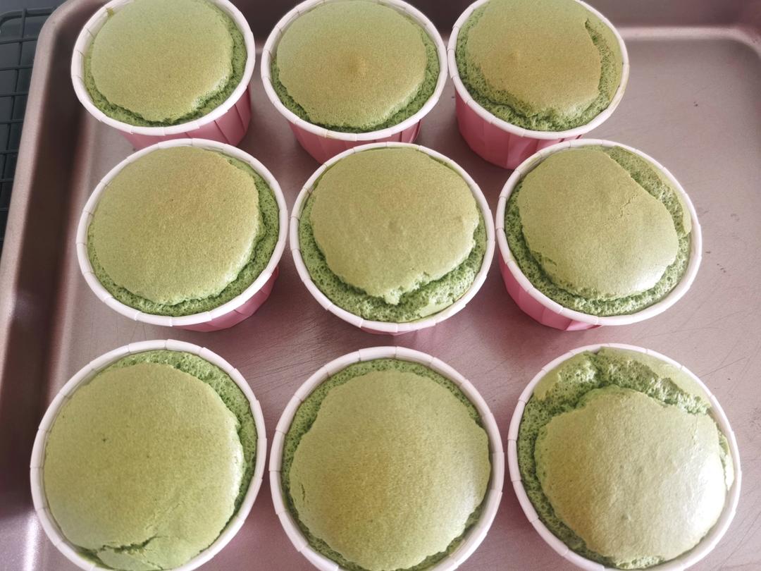 🍵清新治愈抹茶戚风——不容易消泡的秘密
