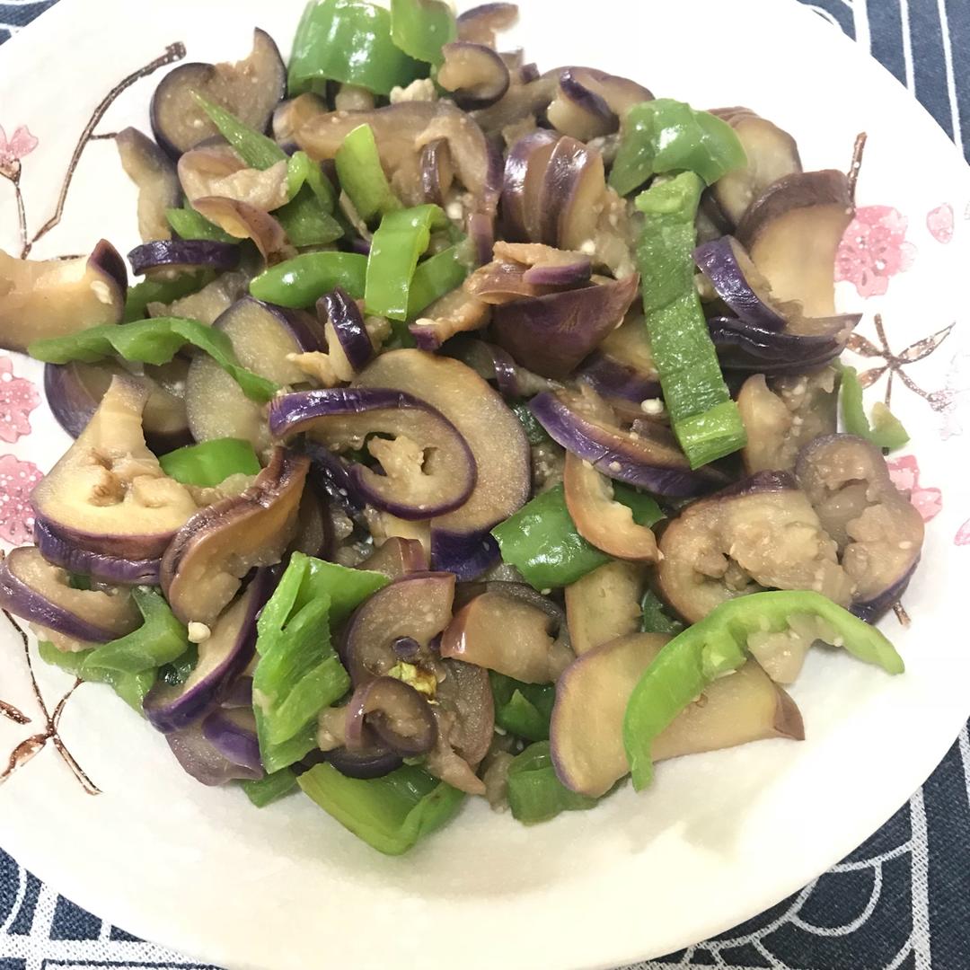 青椒炒茄子