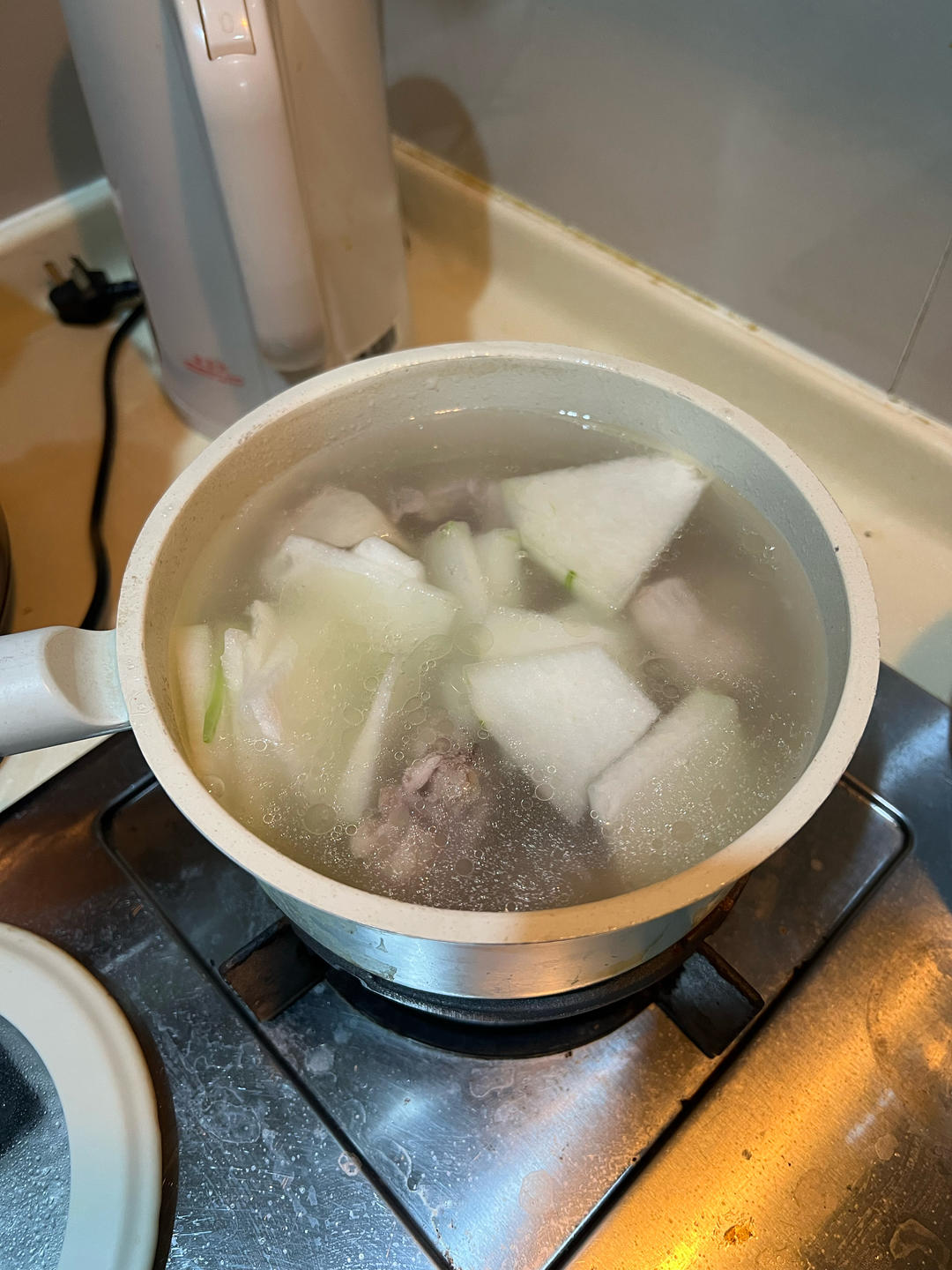 冬瓜排骨汤，夏天的味道