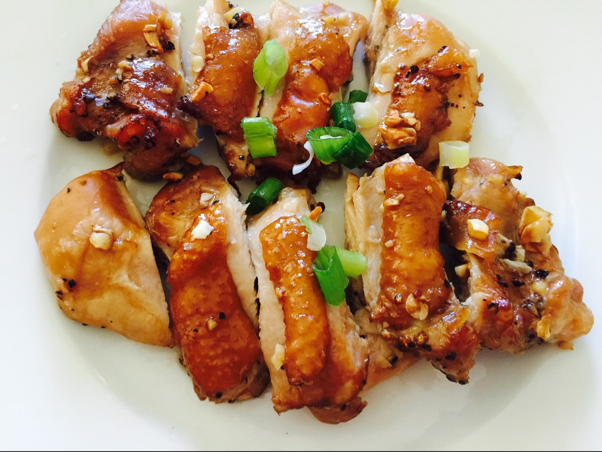 蒜香鸡腿排
