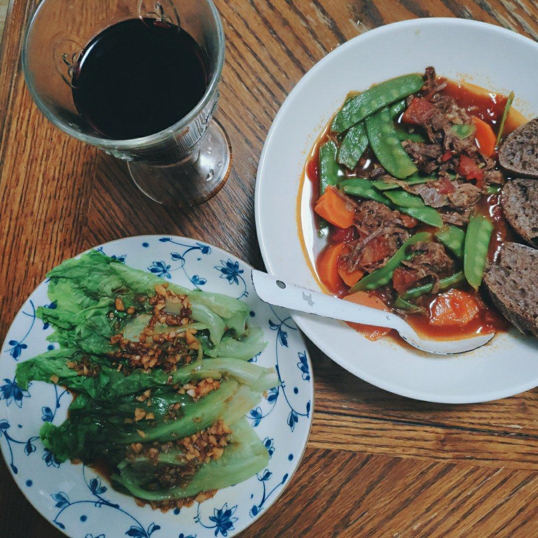 工作日炖牛肉