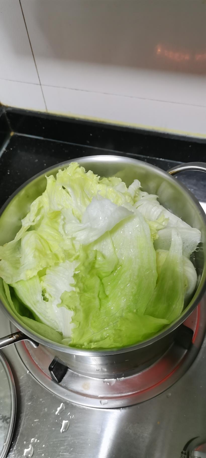 极简易蚝油水煮生菜