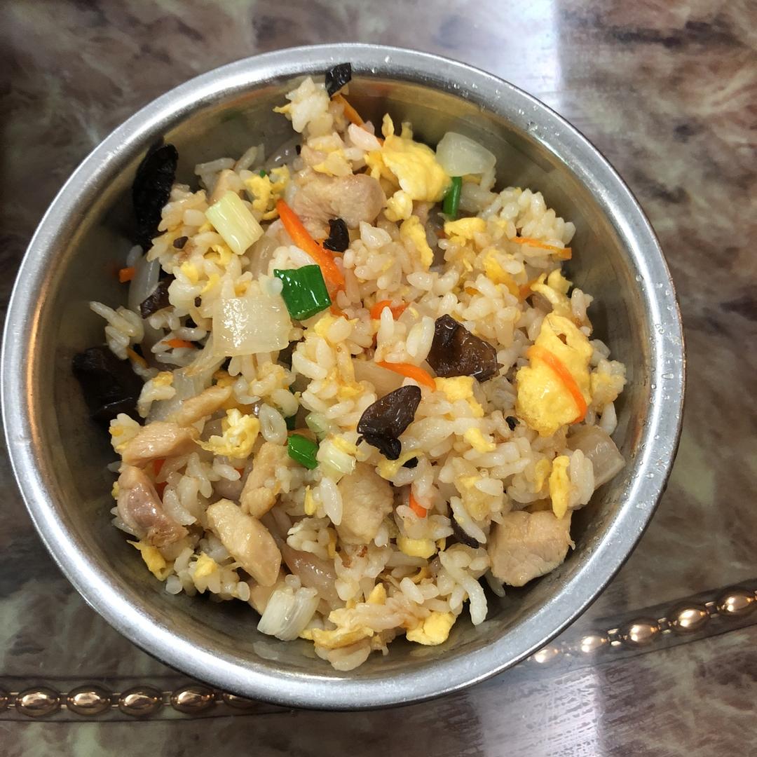 青椒肉丝蛋炒饭