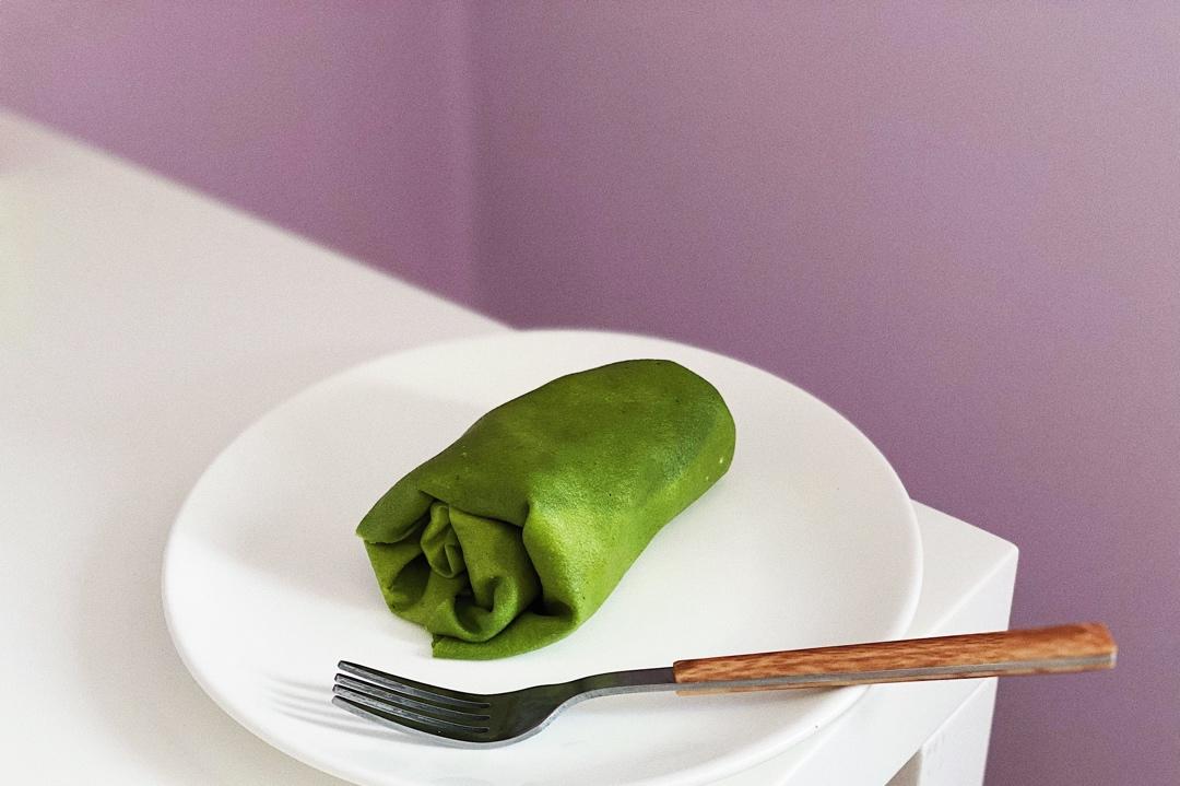 千层毛巾卷，原味、抹茶、巧克力三种口味