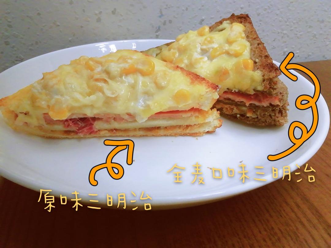 好吃的奶酪三明治