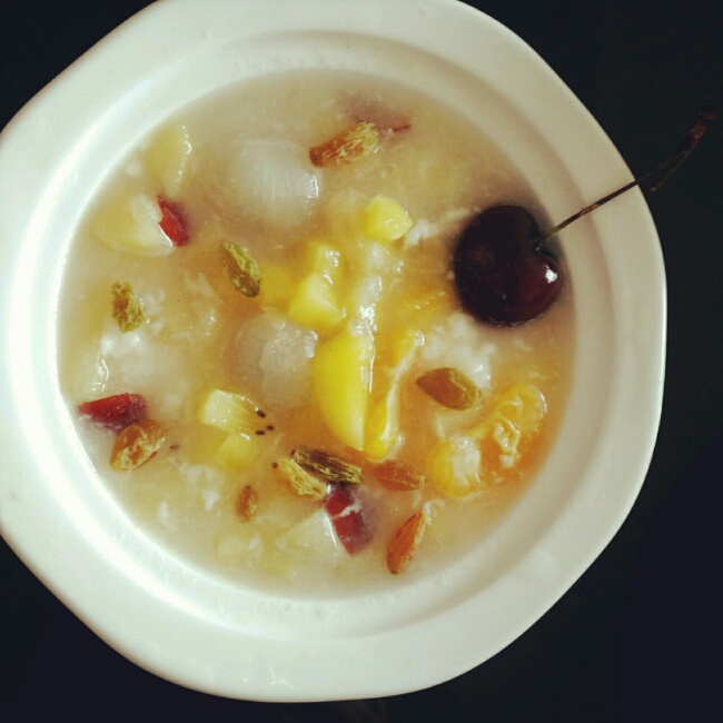 茉莉酒酿水果羹