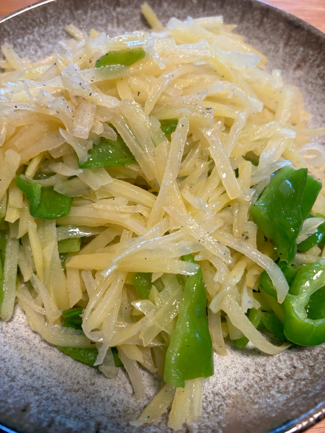 时令蔬菜5青椒土豆丝