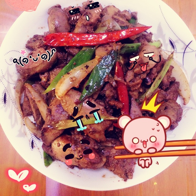 爆炒鸡肝