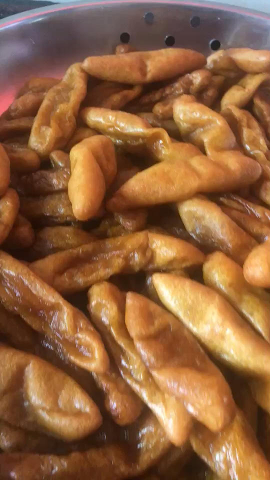 炸油糍，糯米糍粑