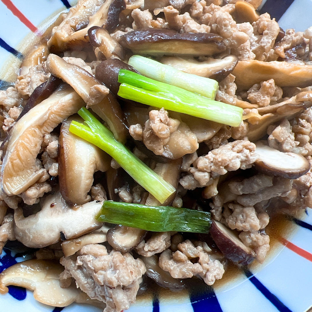 5分钟的香菇肉末