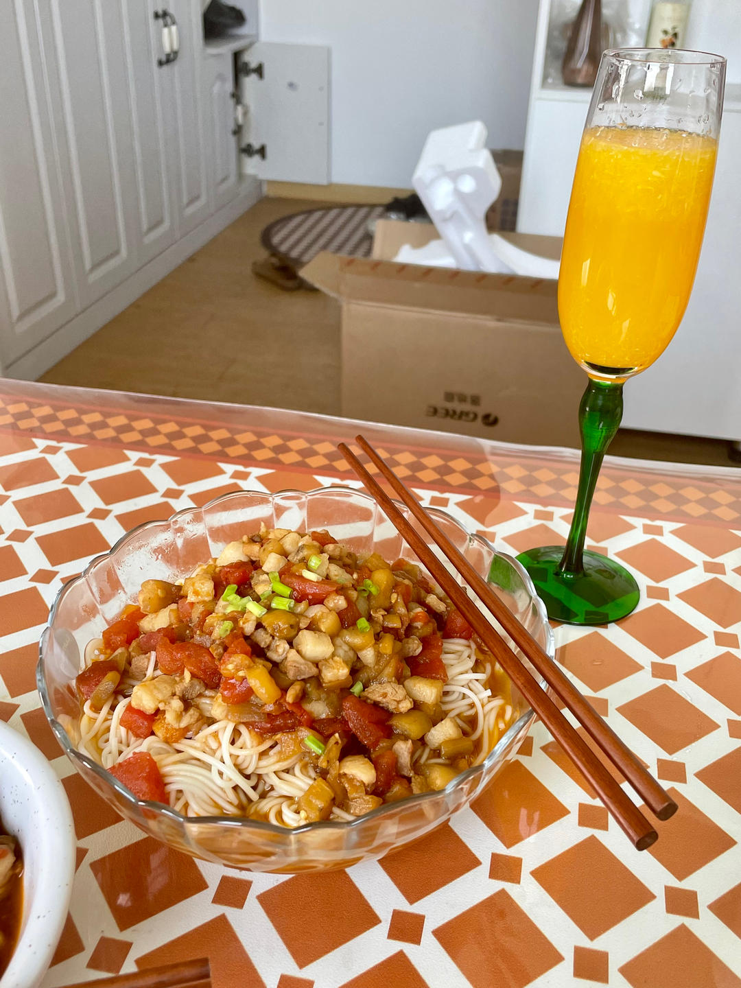 ㊙️茄子打卤面这样做，一口吃三碗！