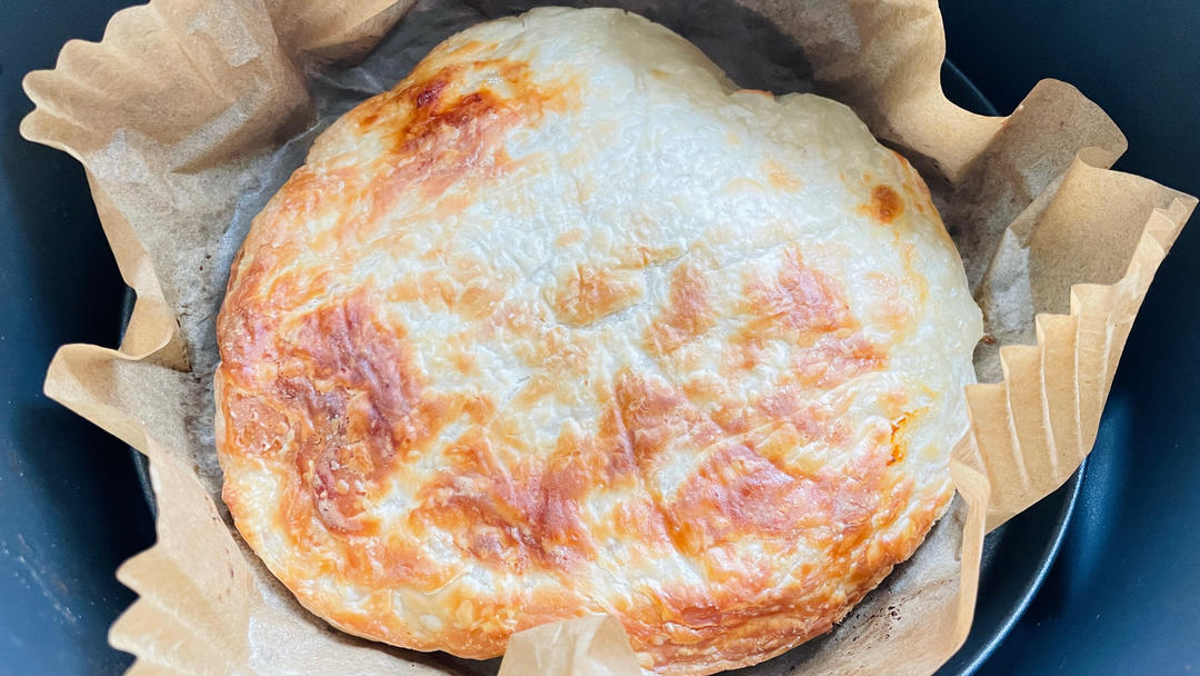 手抓饼和空气炸锅的美好结合