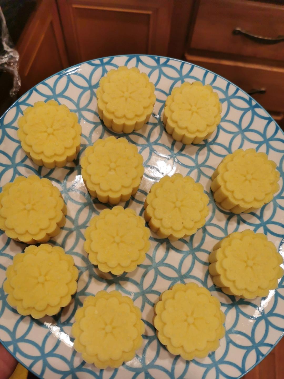 绿豆糕（不炒馅～也可当面包馅、冰皮月饼馅）