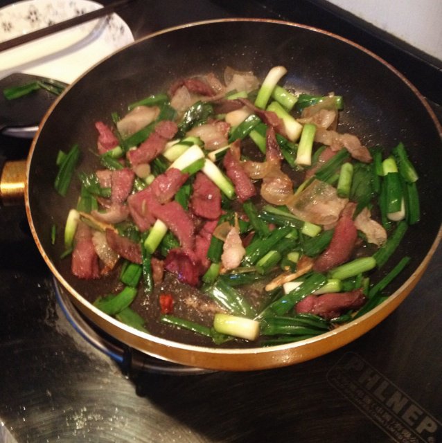 青蒜炒腊肉