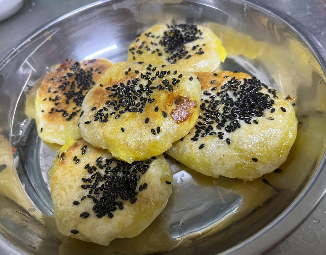 芝士奶酪爆浆榴莲蜜薯