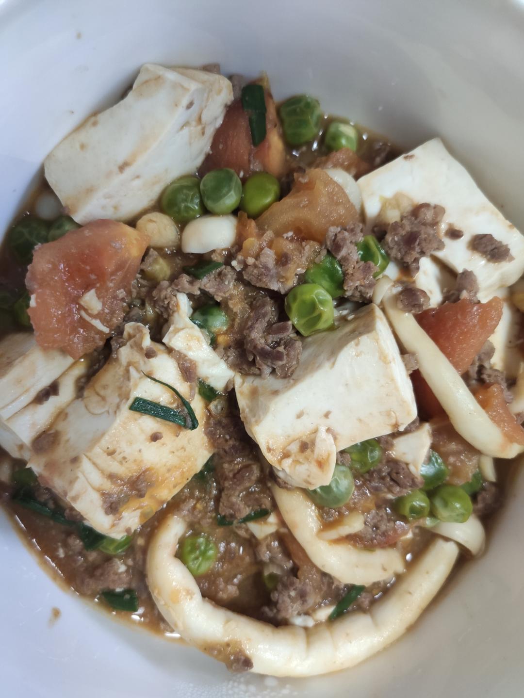 茄汁牛肉末豆腐羹【下饭神器】