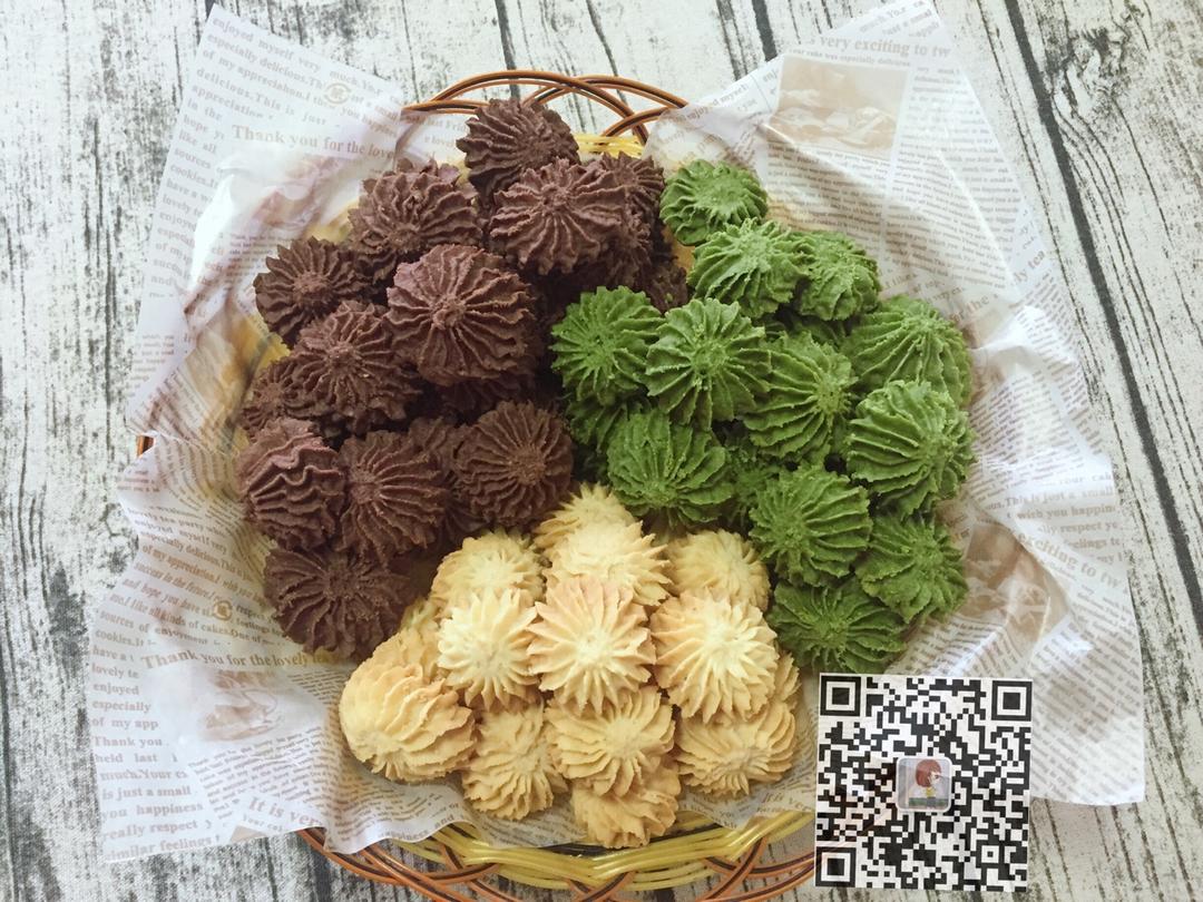 零失败花纹超级立体的黄油曲奇