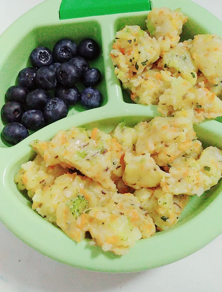 宝宝版蔬菜土豆泥饼