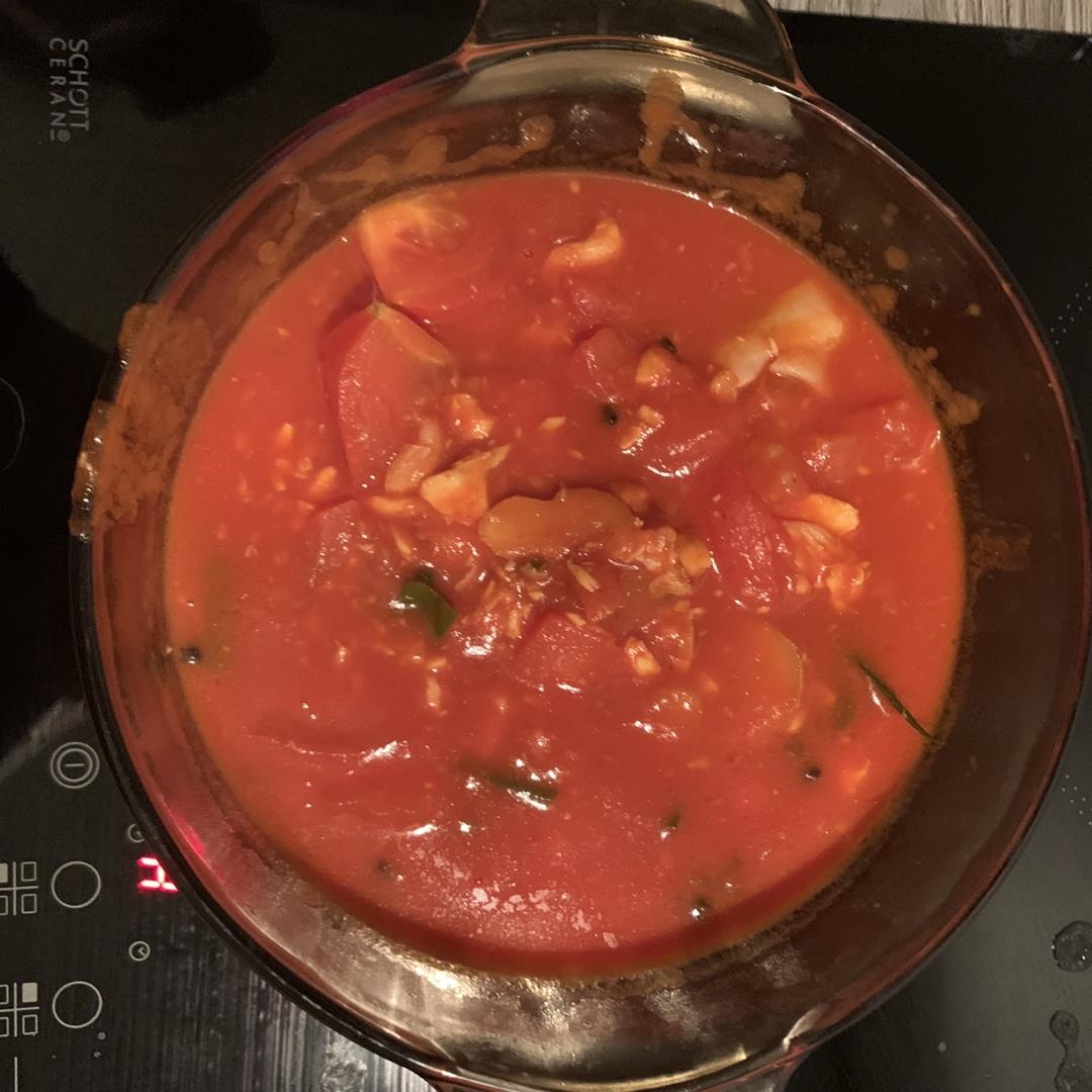 番茄巴沙鱼🍅🐠，西红柿酸甜软糯，鱼肉滑嫩细腻，暖春必备！