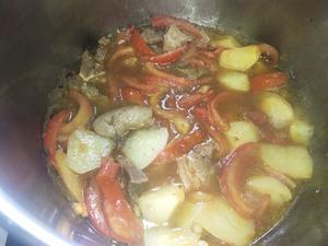 高压锅版番茄土豆炖牛腩的做法 步骤10