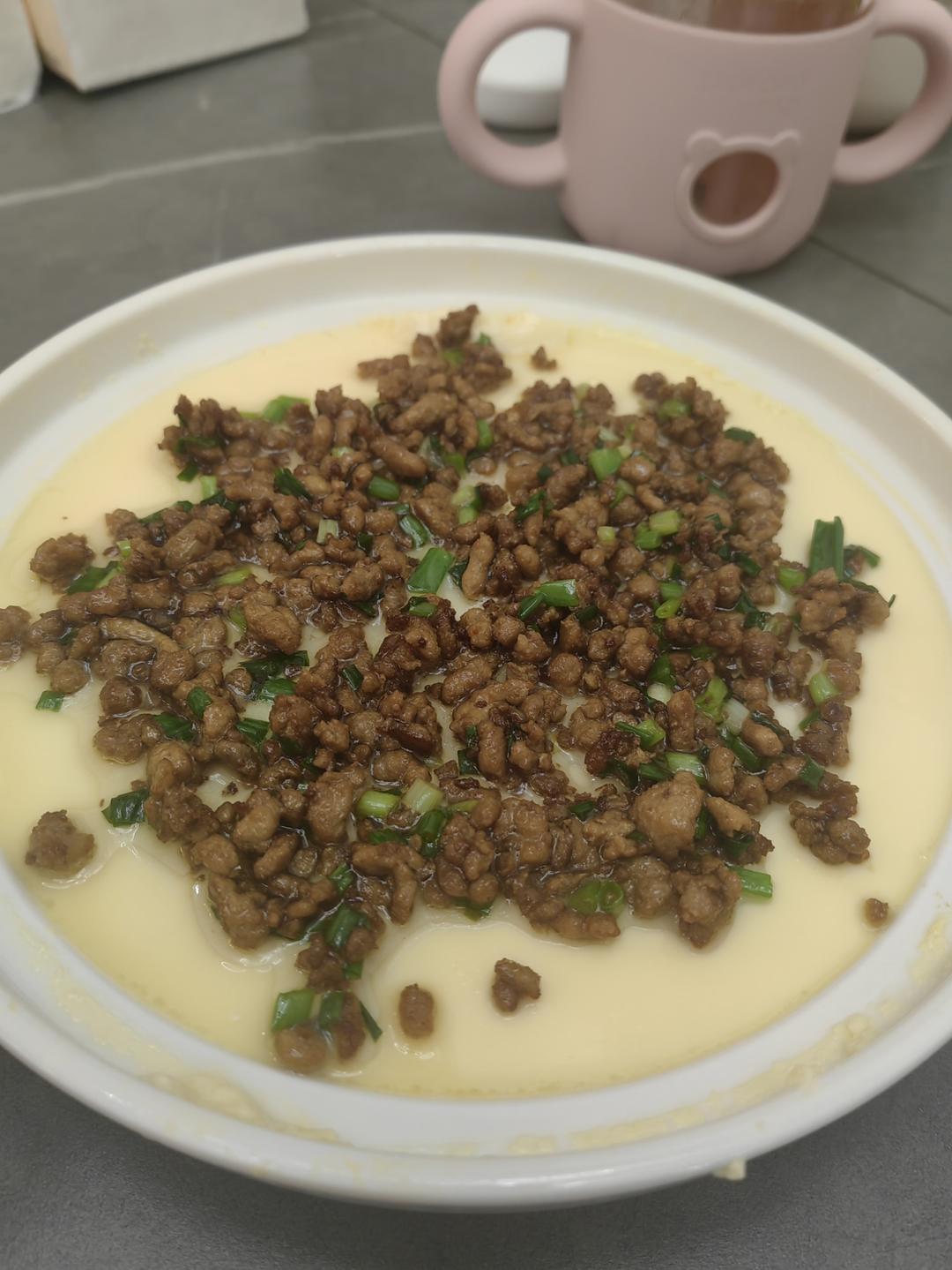 比布丁还要嫩，老少皆宜的肉沫蒸蛋