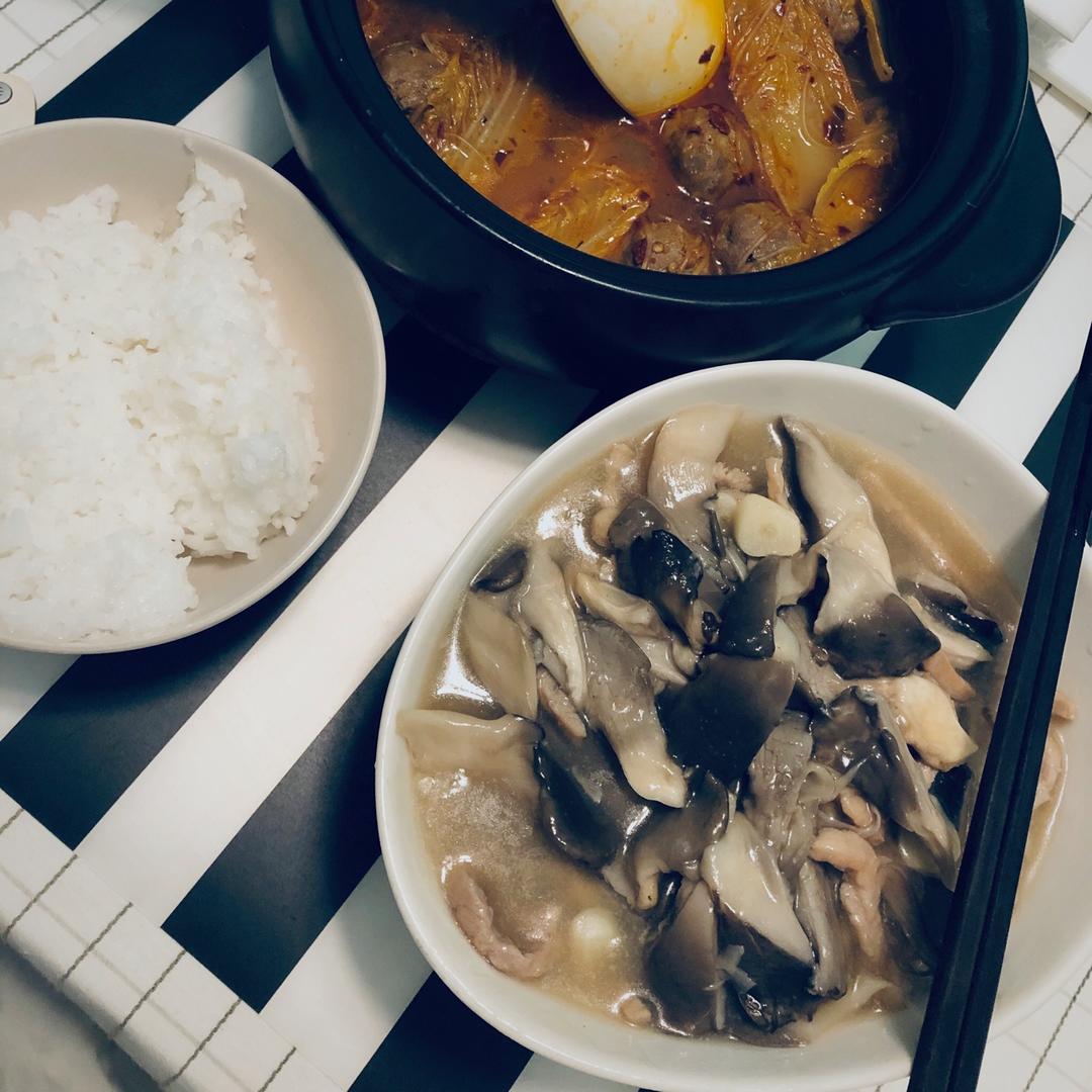 平菇肉片