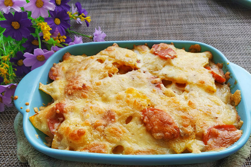 焗饭-超级无敌土豆香肠焗饭