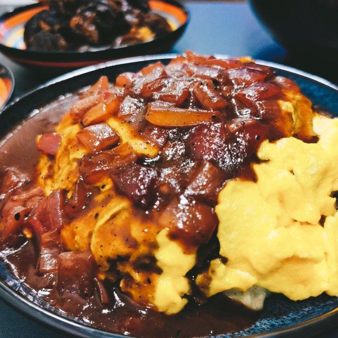 （流心）蛋包杂锦土豆泥