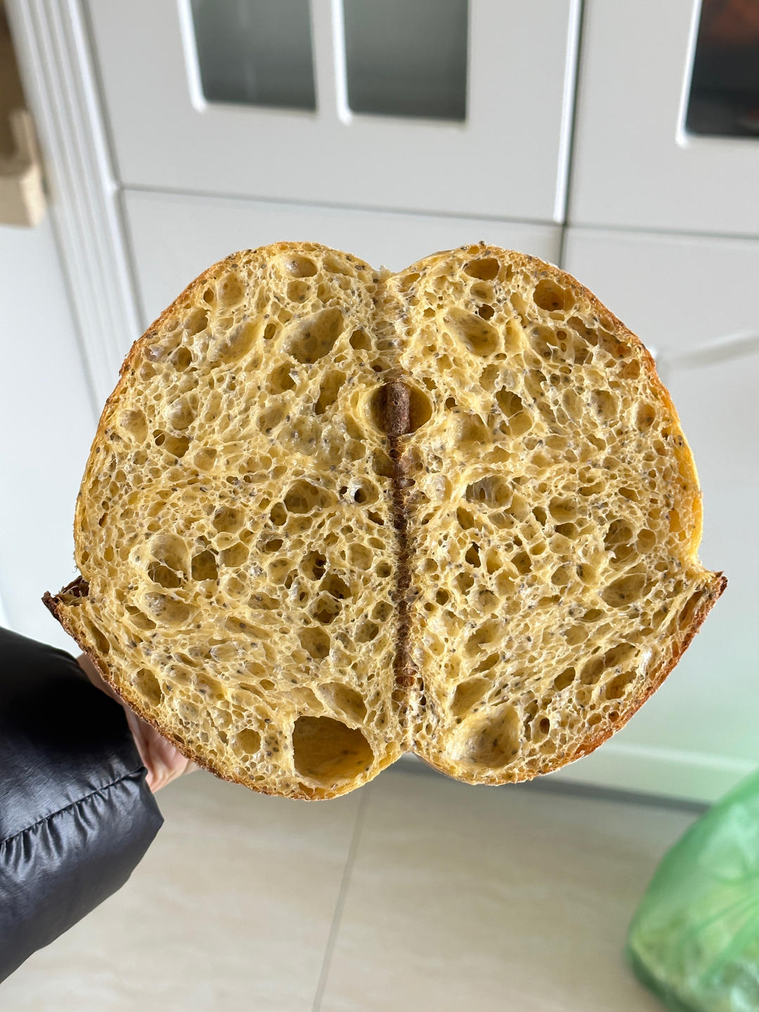 保姆教程-天然酵种欧包面团厨师机随便打