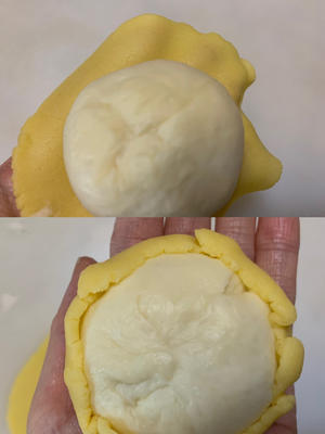 酥掉渣的菠萝包的做法 步骤11